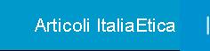 articoli ItaliaEtica